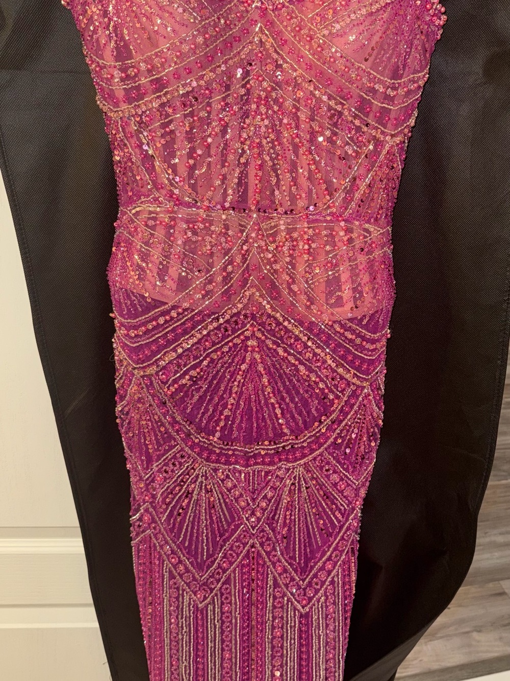 Albina Dyna Blush Gown - Picture 6 of 9